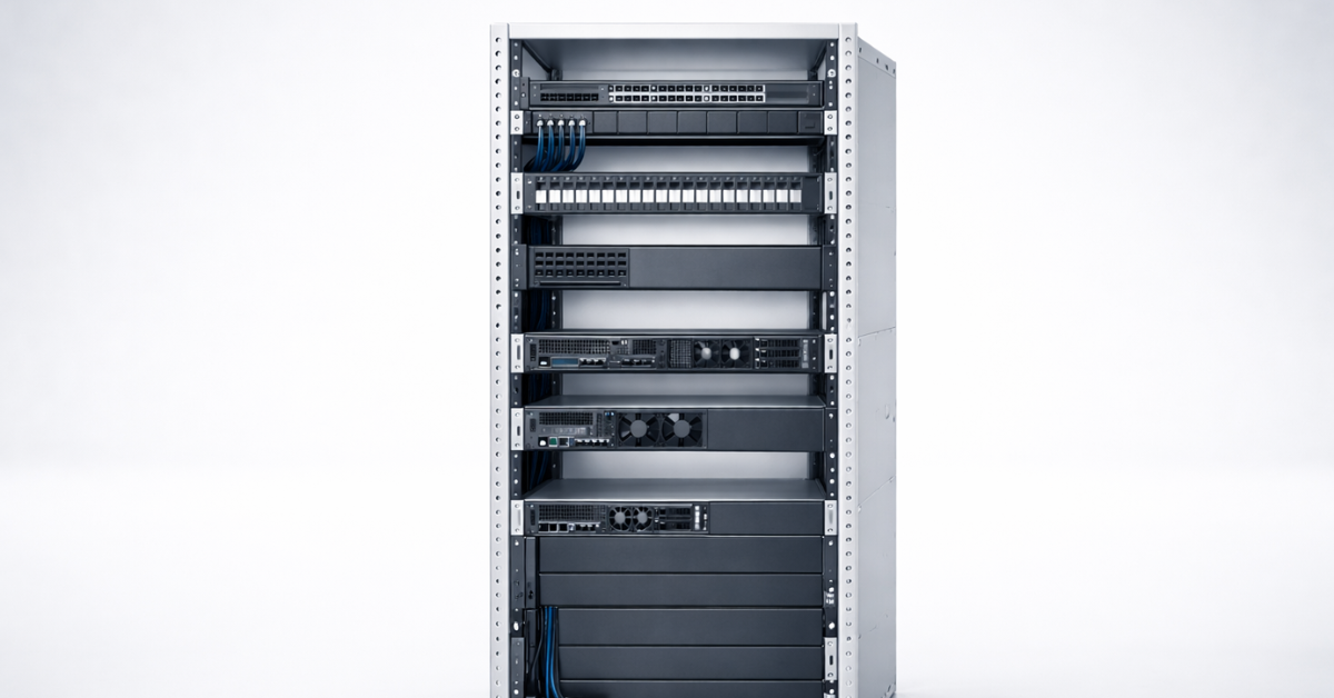 Example of server rack planning