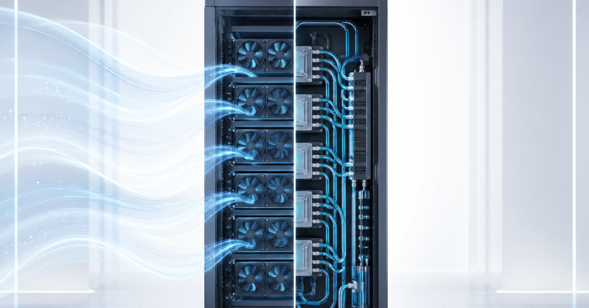 Air or liquid server cooling