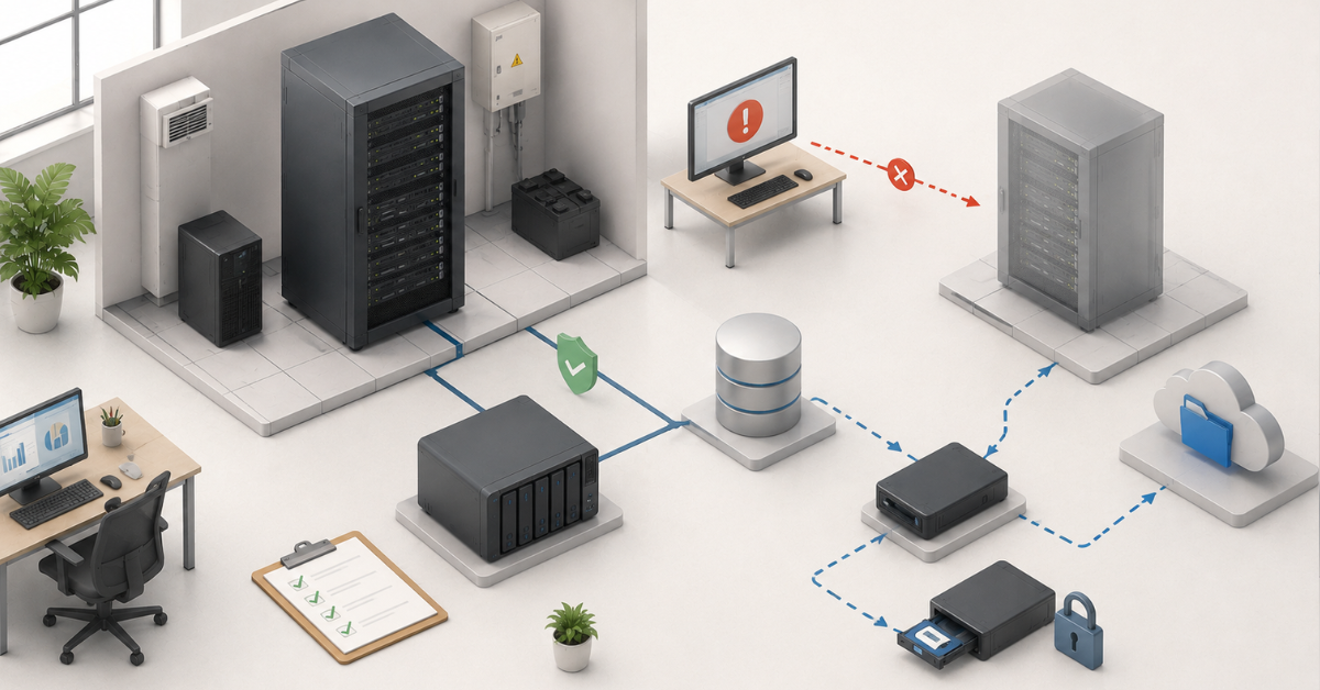 Backup in manufacturing
