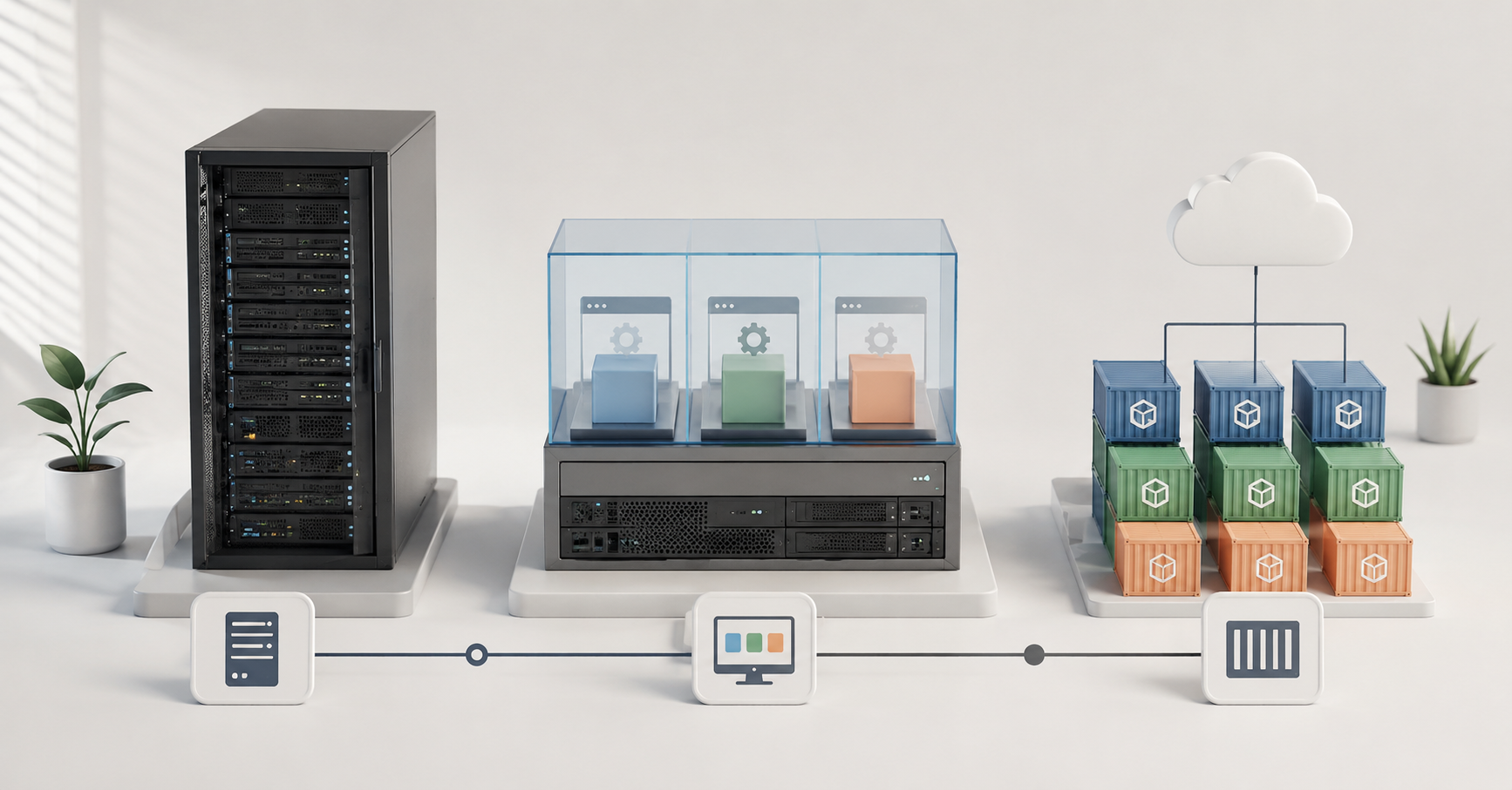 Bare metal vs virtualization vs containers