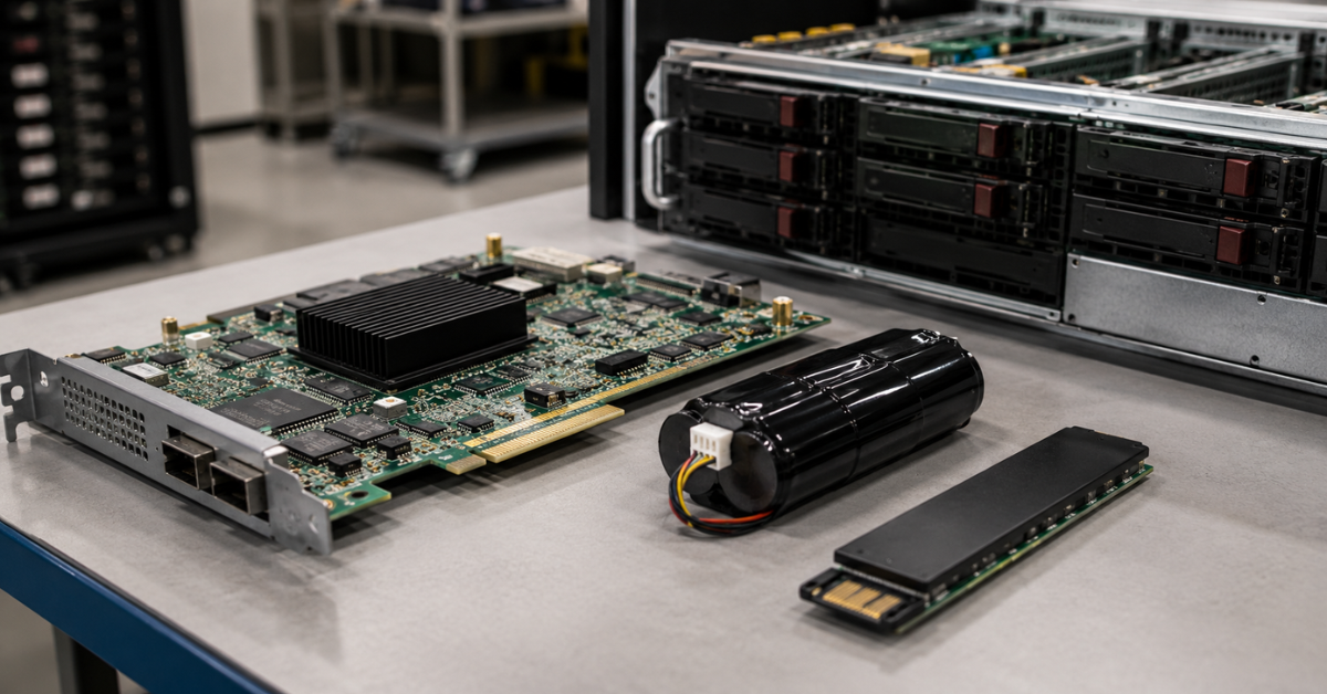 Incoming storage test after delivery