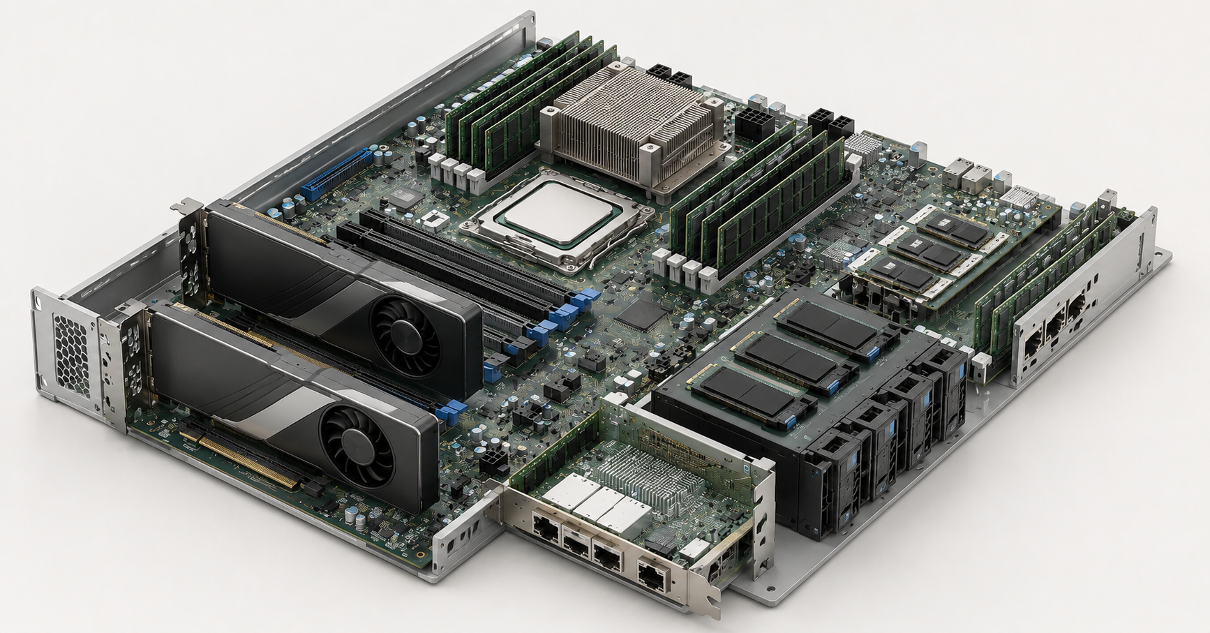 Power for an AI inference server