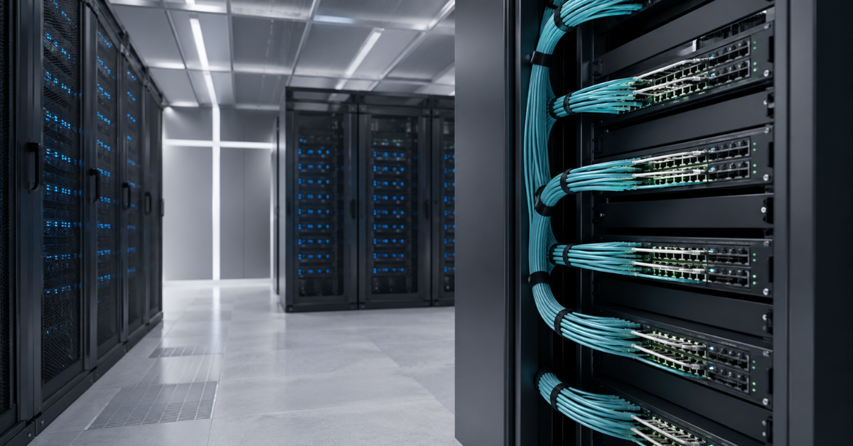 Network for AI model training