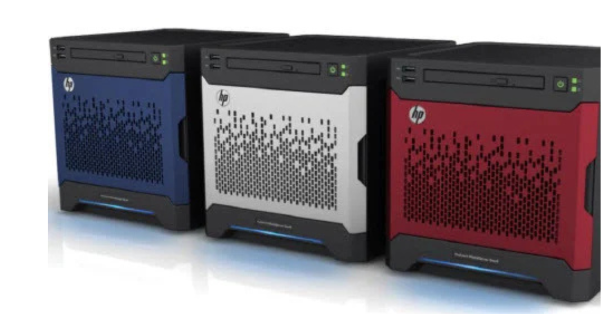 Interchangeable HPE ProLiant MicroServer Gen8 front panels