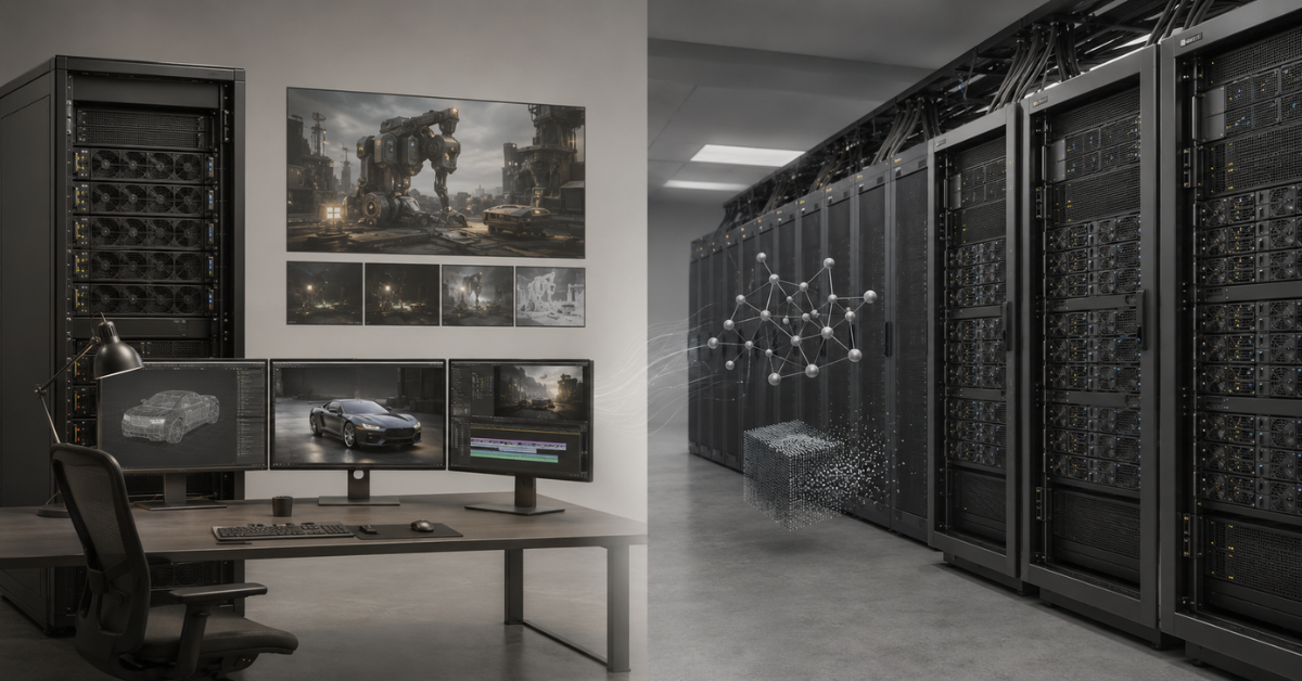 GPU-Server für Rendering, 3D und Video