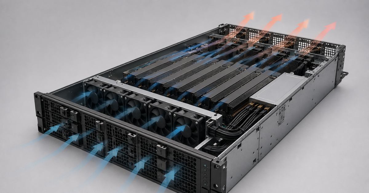 Server GPU cooling and TDP