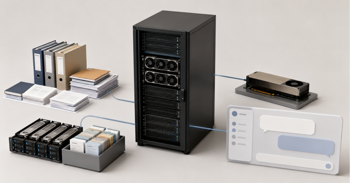 Servidor GPU para RAG y un chatbot corporativo