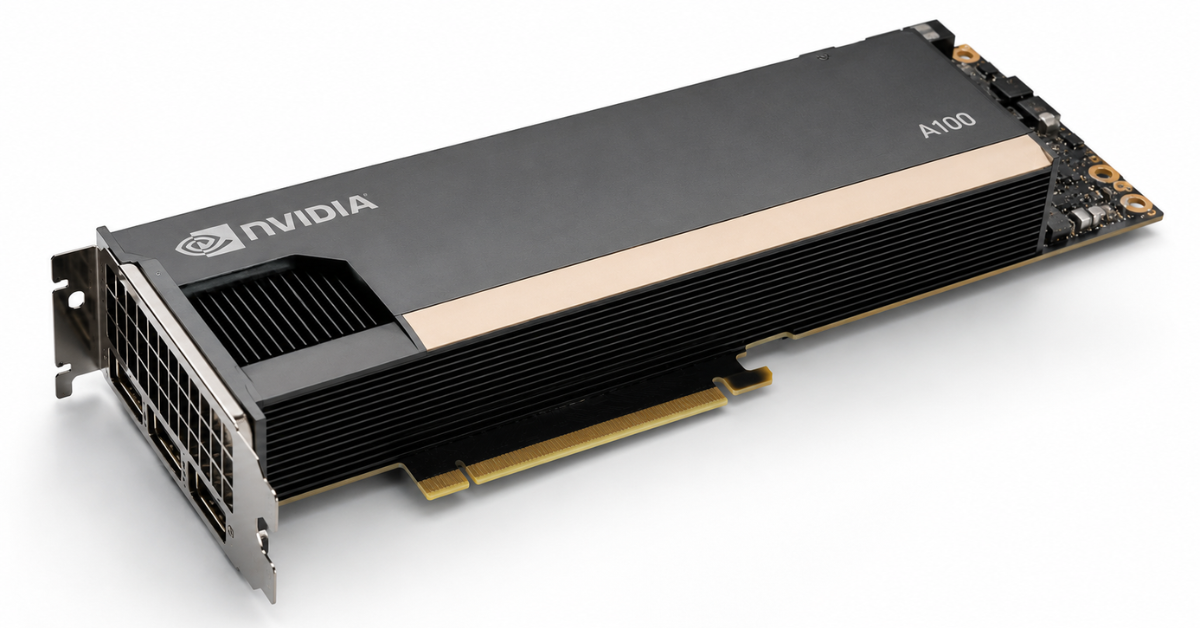 NVIDIA A100 and H100 with HBM