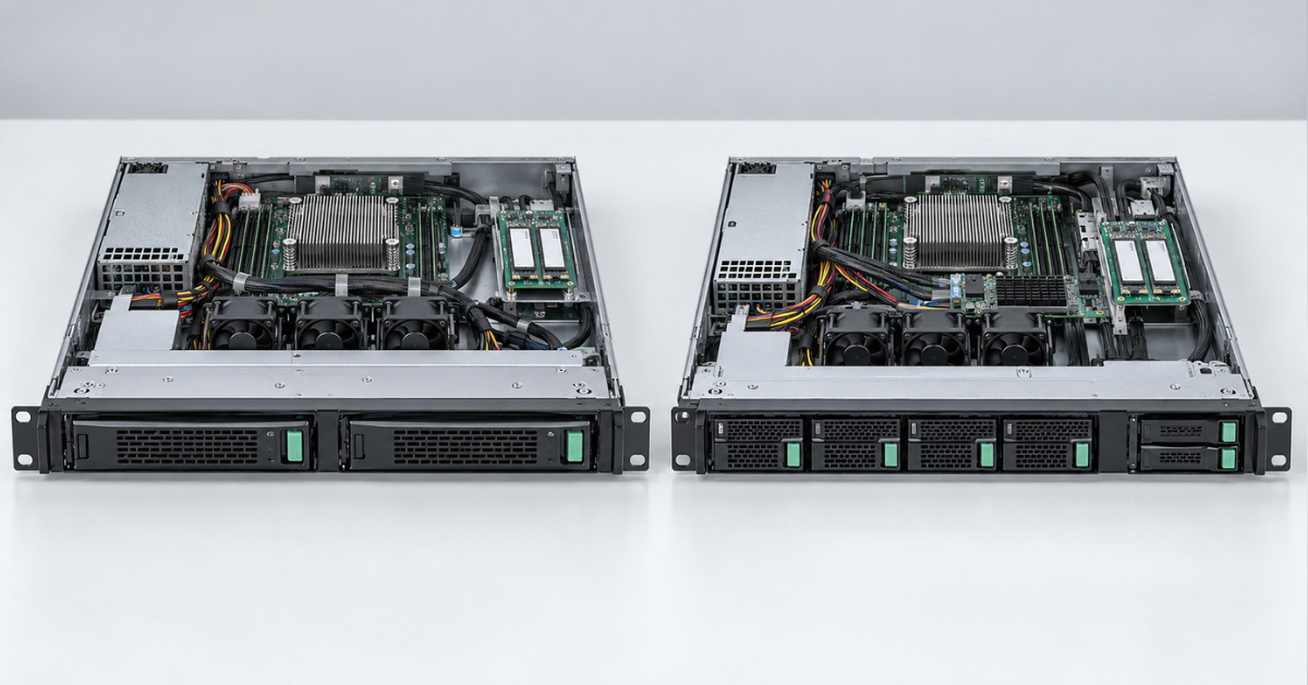 HPE ProLiant DL20 storage configurations