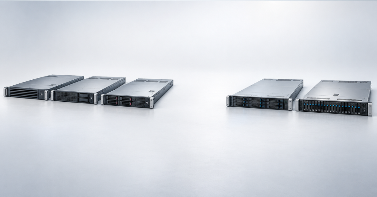 Evolution of HPE ProLiant DL320 generations