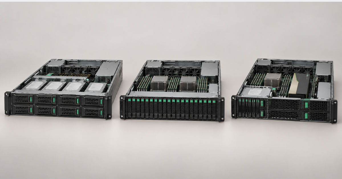 HPE ProLiant DL345 generation comparison