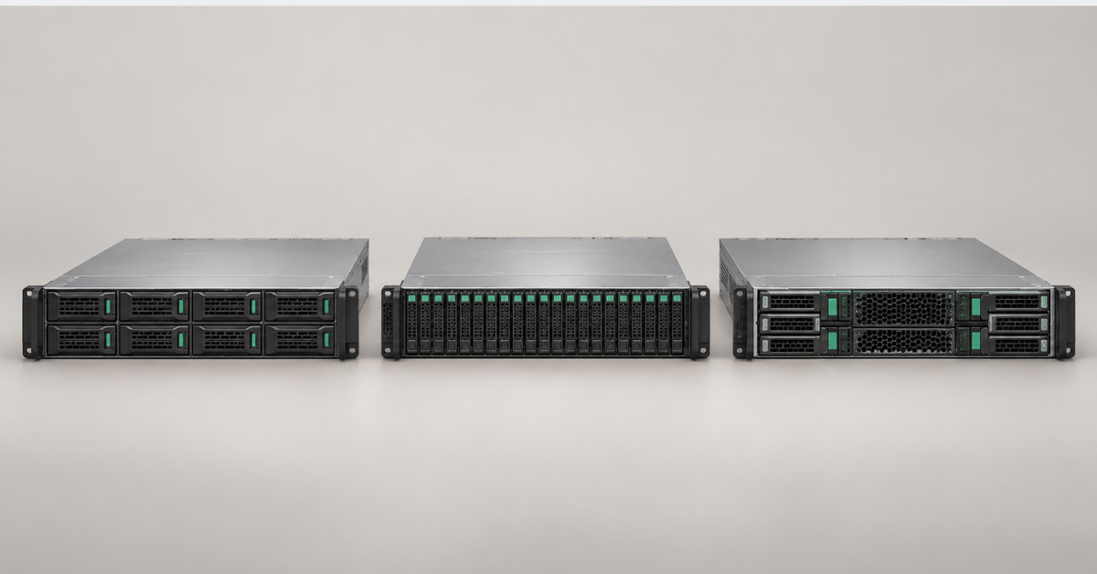 HPE ProLiant DL345 Gen10 Plus, Gen11 and Gen12