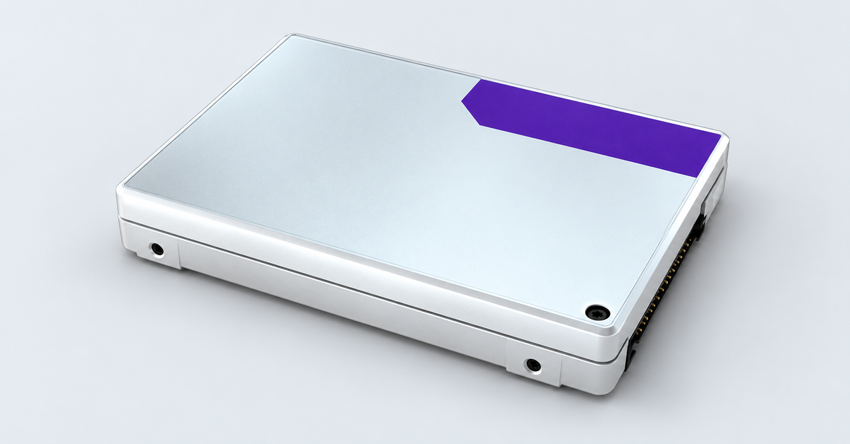Server SSD in a metal enclosure