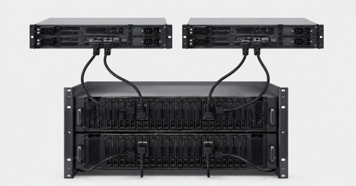 SAS chain and dual-path connection of disk shelves