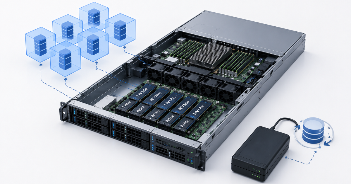 Local NVMe for virtualization