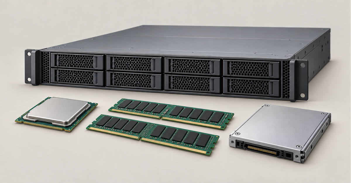 Server for Microsoft SQL Server: CPU, memory and SSDs