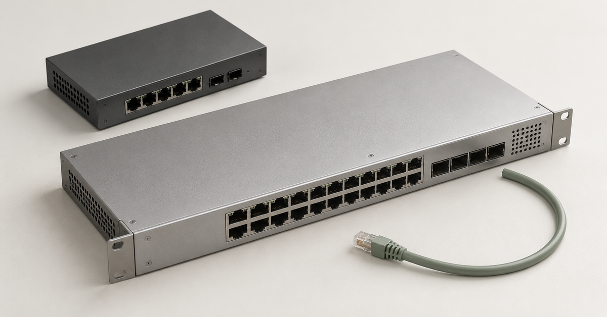 Layer 1, Layer 2 and Layer 3 network switches
