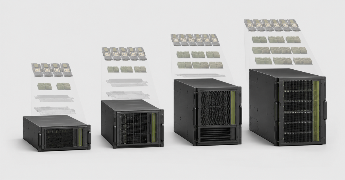 NVIDIA DGX B300, B200, H100 and H200