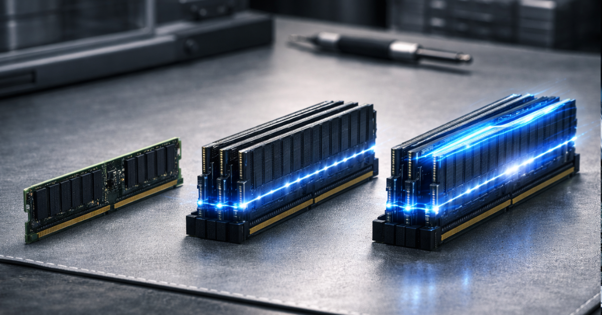 What determines the real operating speed of DDR5 in a server