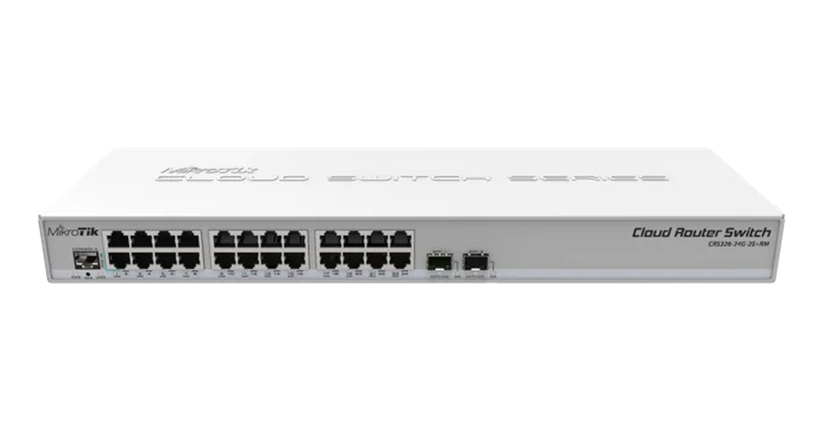 MikroTik CRS326-24G-2S+RM managed switch