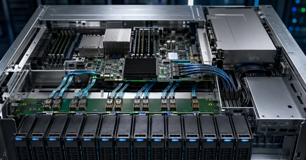 SAS, SATA and NVMe backplane