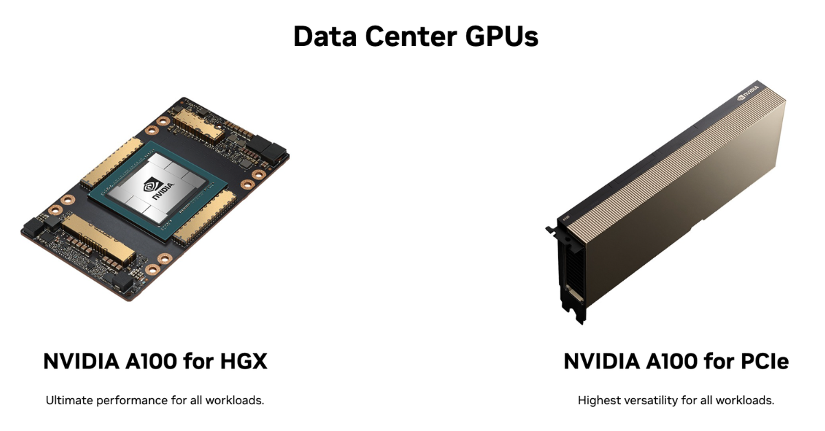 NVIDIA A100 for LLMs