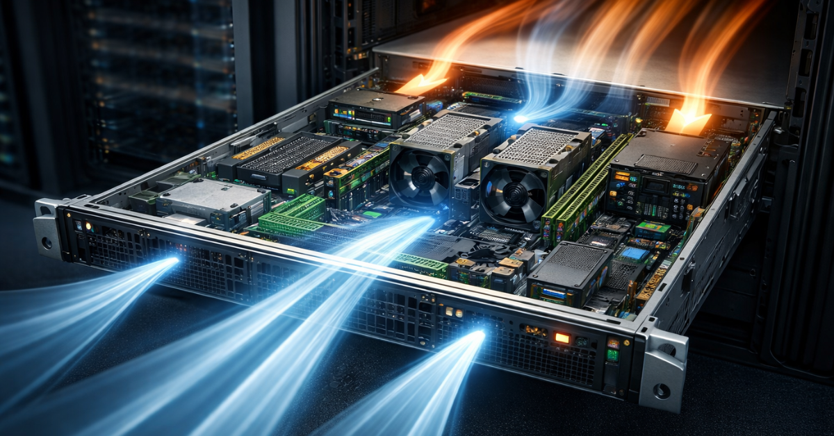 Server Airflow Front-to-Back Cooling