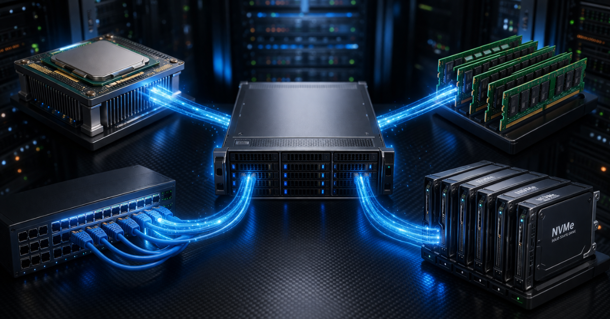 CPU, Memory, Network, and Storage Balance