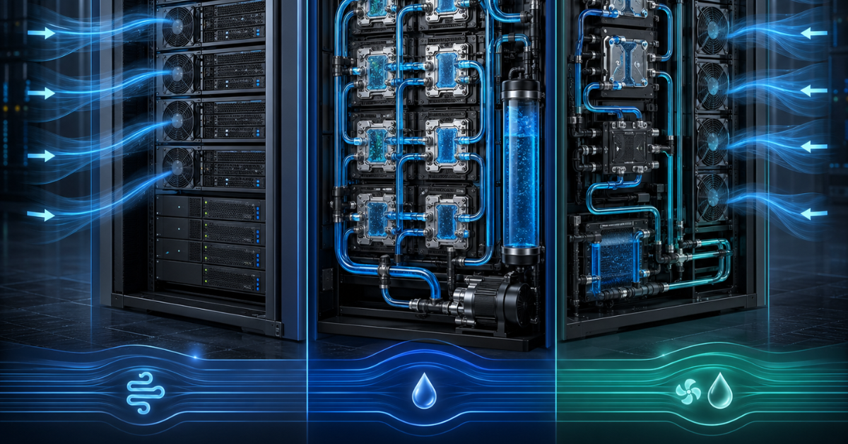 Choosing server cooling by scenario