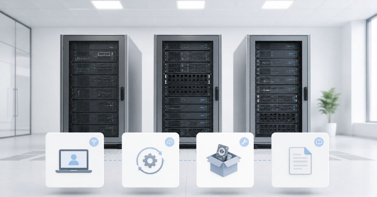 Dell PowerEdge, HPE ProLiant, and Lenovo ThinkSystem
