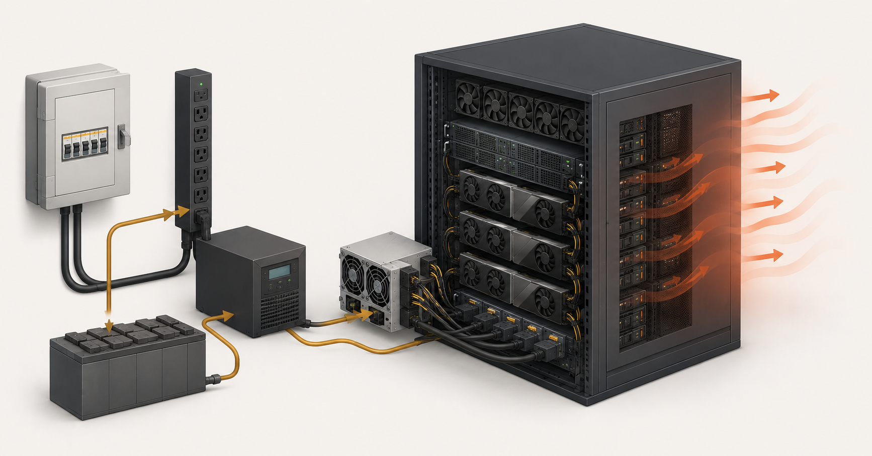 Server configurations for AI inference