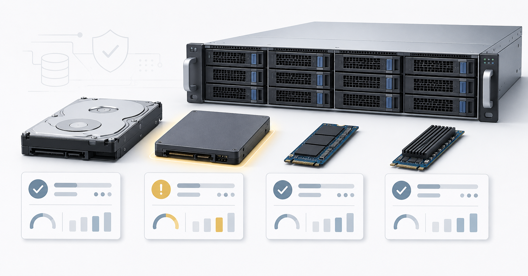 SMART diagnostics of server drives