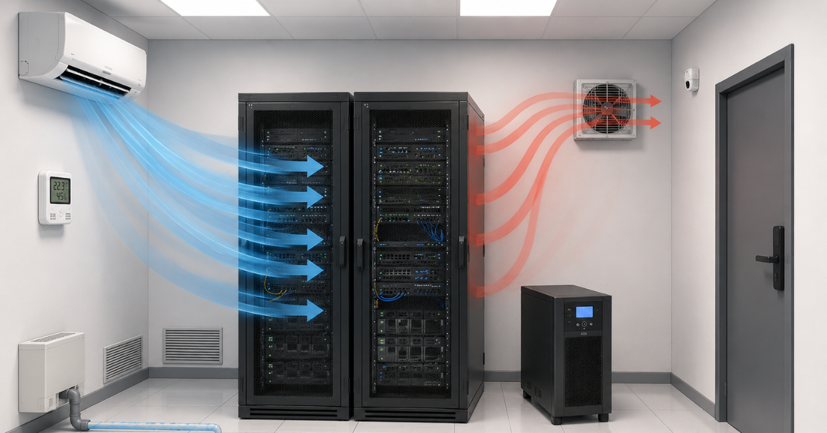 Small server room monitoring