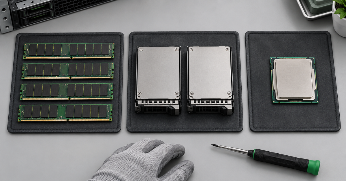 Choosing a memory, storage or CPU upgrade