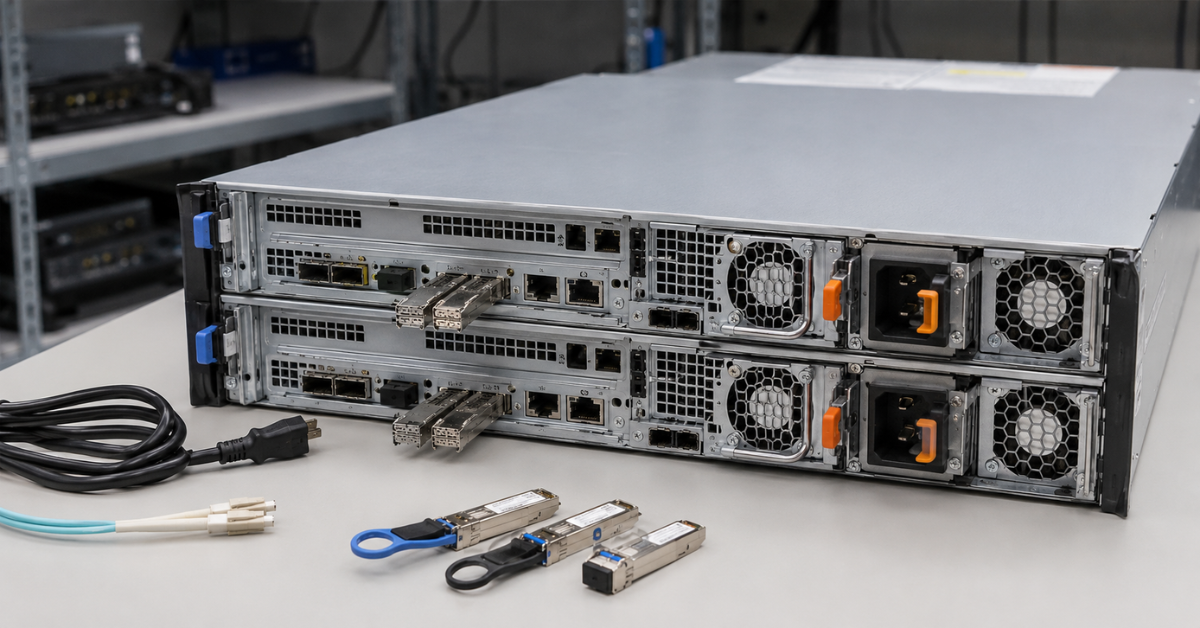 Checking storage ports, SFP modules and cables