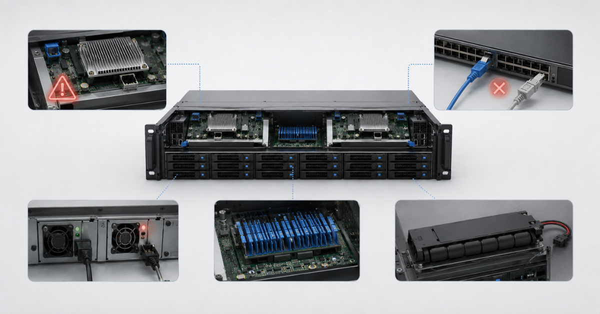 Storage path loss: cable, port, adapter and controller
