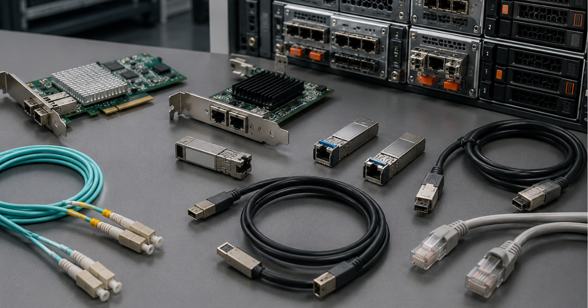 Storage connection components