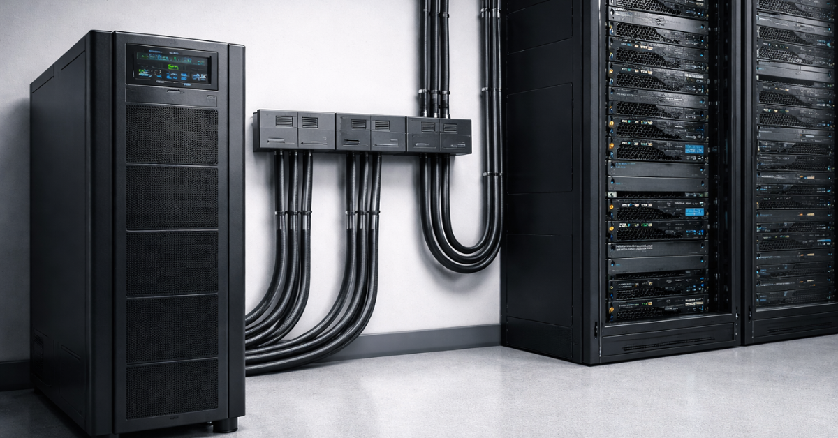 Rack airflow and blanking panels