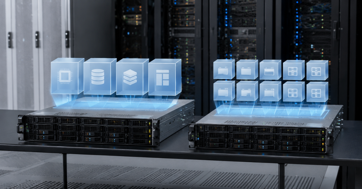 E-core for virtualization and dense service placement