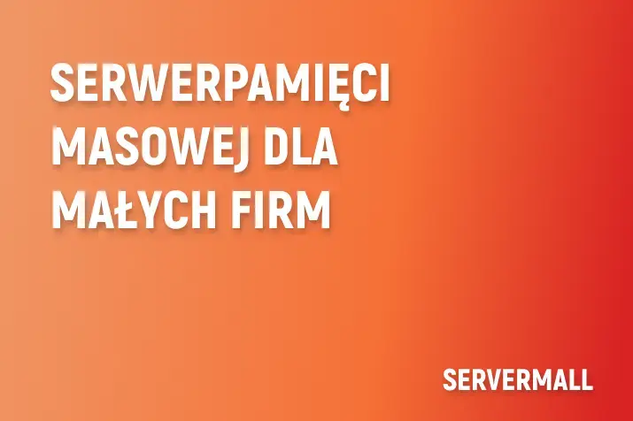 Serwer pamięci masowej dla małych firm