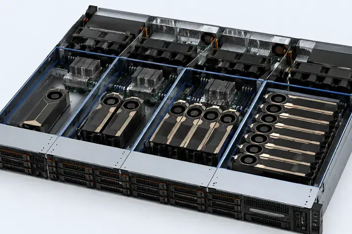 1, 2, 4 oder 8 GPUs in einem Server: So wählen Sie die optimale Konfiguration für LLM, Inferenz, Training und Rendering.
