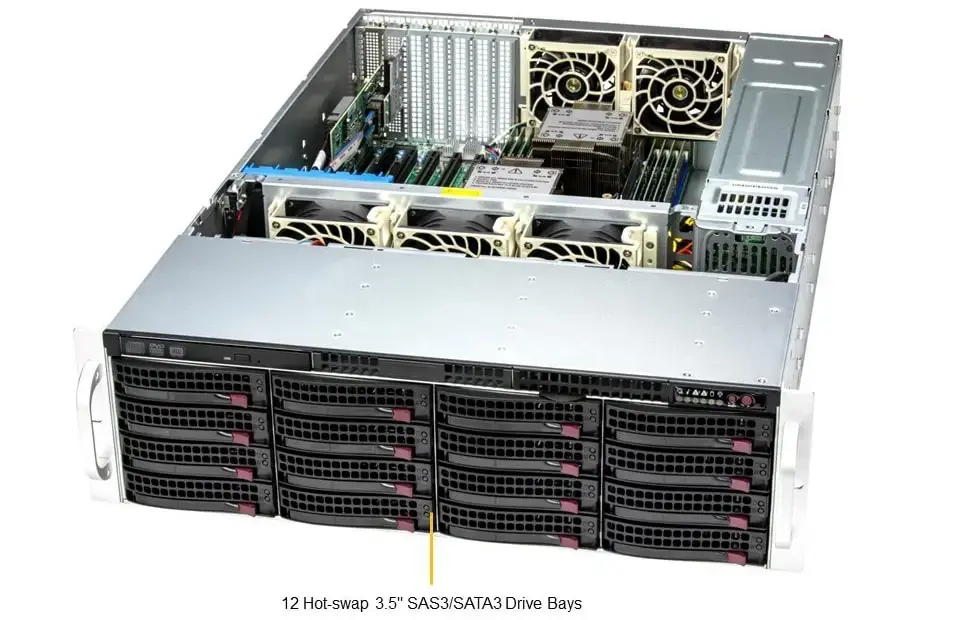 Serveur Supermicro  SSG-631E-E1CR16L